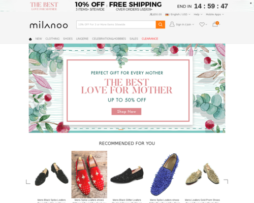 Online-Shop vonMilanoo
