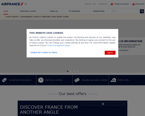 Online-Shop vonAir France