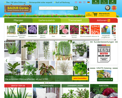 Online-Shop vonBaldur-Garten