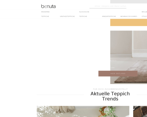 Online-Shop vonBenuta