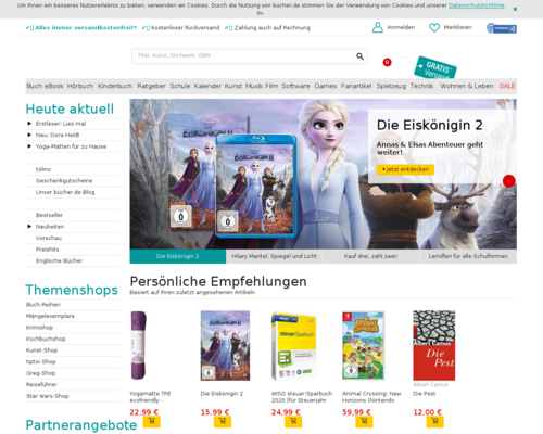 Online-Shop vonbücher.de