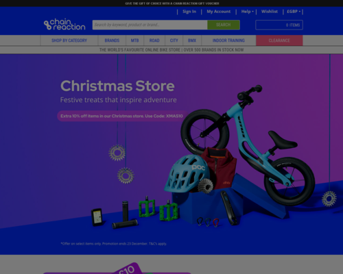 Online-Shop vonChain Reaction Cycles