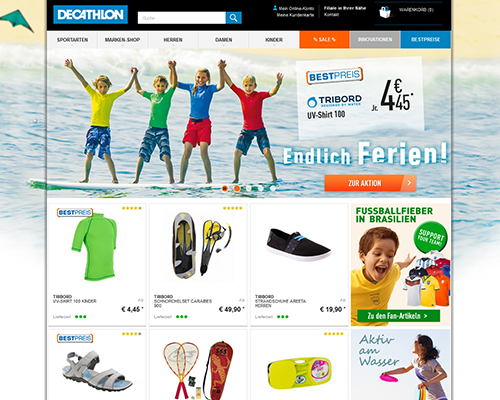 Online-Shop vonDecathlon