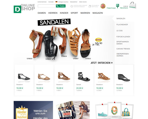 Online-Shop vonDeichmann