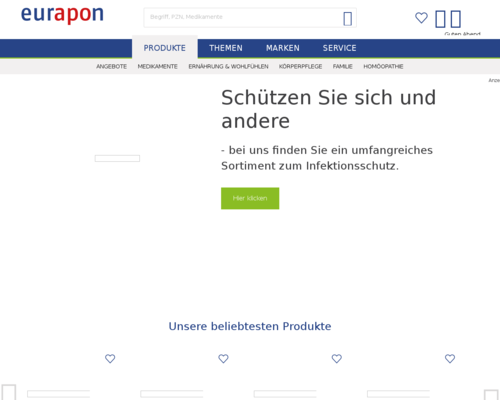 Online-Shop vonEurapon