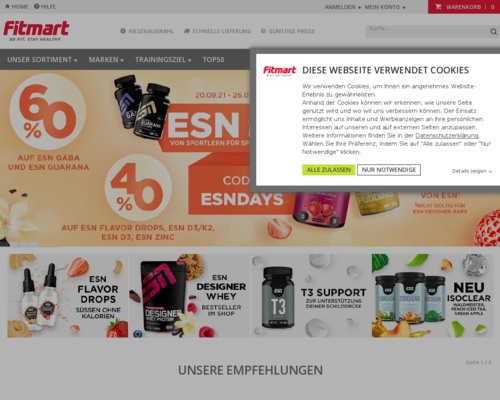 Online-Shop vonFitmart