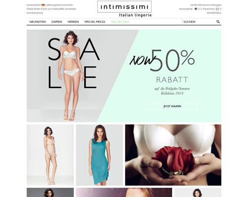 Online-Shop vonIntimissimi