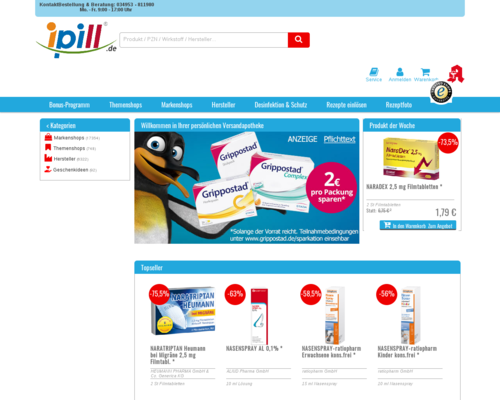Online-Shop voniPill