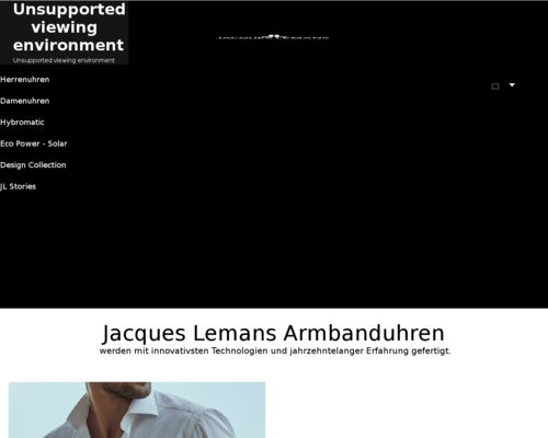 Online-Shop vonJacques Lemans