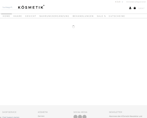 Online-Shop vonKösmetik