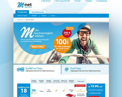 Online-Shop vonM-net