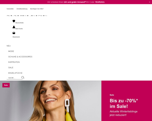 Online-Shop vonMadeleine