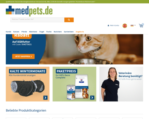 Online-Shop vonmedpets