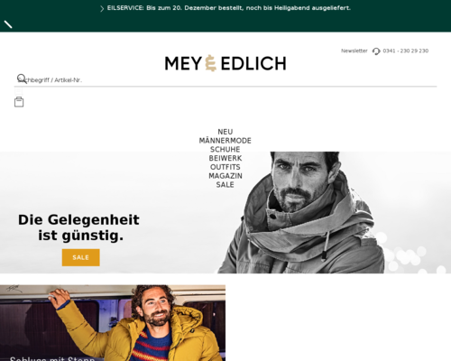 Online-Shop vonMey und Edlich