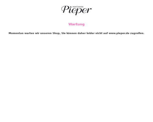 Online-Shop vonParfümerie Pieper