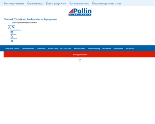 Online-Shop vonPollin