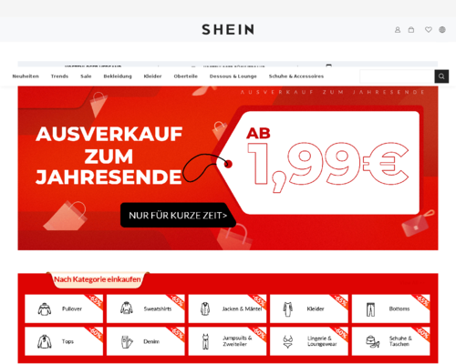 Online-Shop vonSHEIN