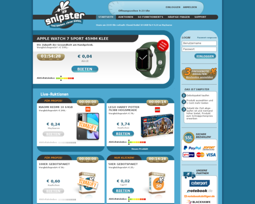 Online-Shop vonSnipster