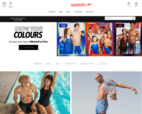 Online-Shop vonSpeedo