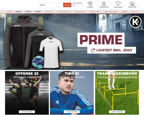 Online-Shop vonSportbedarf.de