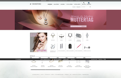 Online-Shop vonSwarovski