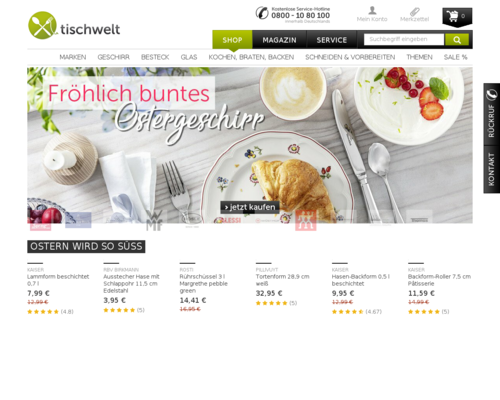 Online-Shop vonTischwelt