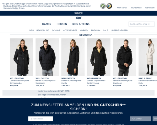Online-Shop vonVan Graaf