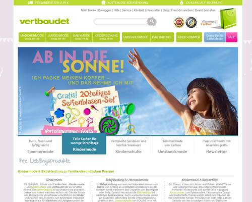 Online-Shop vonvertbaudet