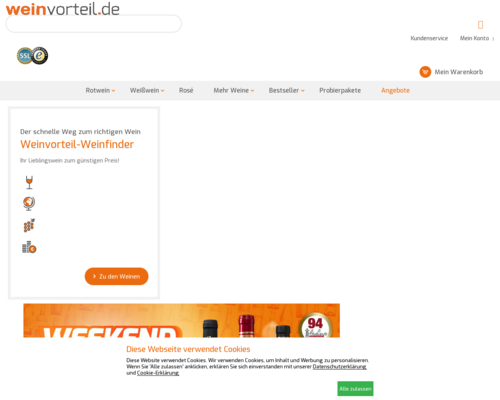 Online-Shop vonWeinvorteil