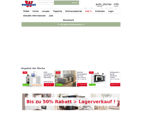 Online-Shop vonWohnorama